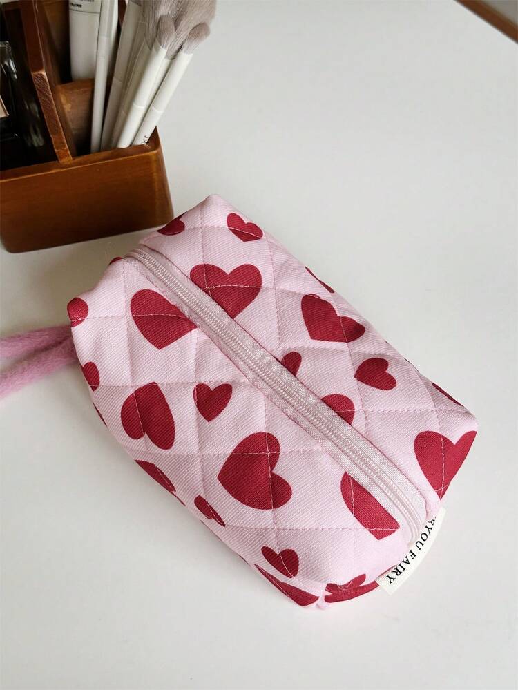 MEYOU FAIRY 化妆包、便携手提包、收纳包、洗漱包、大容量化妆包、化妆品收纳纸巾收纳包、旅行必备包、收纳包、女士卫生巾收纳包、学生铅笔盒、内袋、拉链手提收纳包、带拉链 - 彩色 - 查看 5