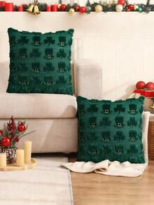 2pcs Plush Lemon Pillowcase Set 3D Vintage-Style Cushion Cover Valentine's Day Decorative Sofa Pillowcase Autumn/Winter Home Decor For Bedrooms, Living Rooms, Dining Areas, Dorm Rooms & Back-To-School Season Waist Cushion Cover (Pillow Insert Not Included)