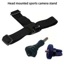 TRTY Adjustable Head Strap Mount For Sports Camera, Suitable For GoPro Hero 10 9 8 7 6 5 Session/AKASO/Dragon Touch/APEMAN/Campark/Apexcam/XTU Action Cameras And Smartphones, Also Great For New Year, Valentine's Day, Easter, Halloween, Thanksgiving, Christmas, Birthday Gifts - Black - View 13