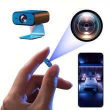 1个迷你支架式WiFi摄像头，配备红外夜视、移动侦测和主动降噪功能，可通过支架固定。适用于客厅、办公室和汽车等场所，是圣诞节、周年纪念日或家庭日礼物的理想选择。 - 黑色 - 查看 2