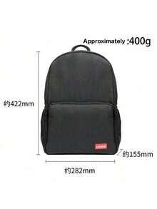 Lenovo Mochila B40 Business Casual, tamanho 15,3 polegadas, resistente à água, com vários compartimentos, leve, respirável, bolsos laterais para acesso rápido, alça peitoral ajustável, design ergonômico, preta.