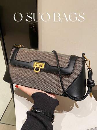 2025 Autumn/Winter New Fashion Underarm Baguette Bag, Niche One Shoulder Crossbody Bag