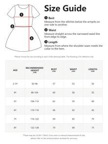 Young Girl Spaghetti Strap Bow Puff Sleeve Princess Dress, Suitable For Children Birthday Party, Flower Girl, Wedding, Banquet, Prom, Holiday Celebration - White - View 7