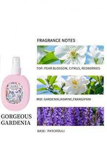 1 bouteille de 100 ml de brume parfumée, parfum longue durée, portable, parfum de luxe haut de gamme sans flamme, convient aux vêtements, aux voyages, à la salle de bain, à la chambre, à la désodorisation de la maison, parfum floral de haute qualité, produit premium, beau cadeau, parfum sans flamme pour femmes
