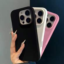 3pcs/Set Premium Soft-Touch Ultra-Thin TPU Soft Case, Luxury Minimalist Matte Protective Cover With Curved Edges, Suitable For IPhone 17/16 Pro 16/15/14/13/12/11 Pro Max, Anti-Fall And Shock-Proof - Multicolor - View 5