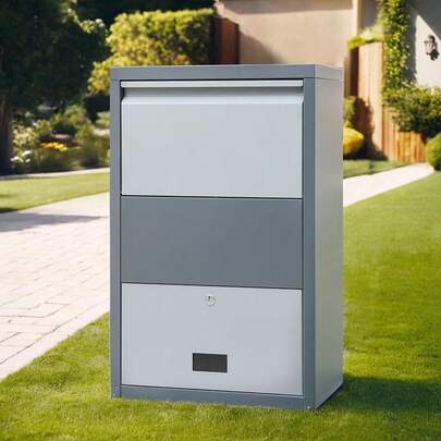 Gardeon Parcel Letterbox Drop Box Package Grey