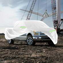 F150 Truck Cover - Highly Durable All-Weather Protection | Reflective, UV/Snow/Dust Resistant, Fits Most Pickups - 190T Polyester Taffeta - View 9