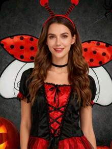 2pcs/Set Insect Wings Costume, Ladybug & Bee Wings Set For Party, Masquerade - Multicolor - View 5