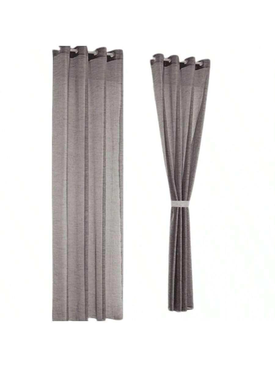 Cortinas color Gris de alta durabilidad de 140cm*225cm
