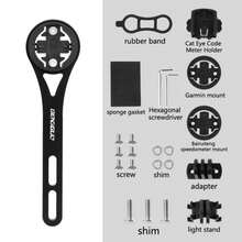 JCSP Bicycle Speedometer Mount, Multifunctional Expansion Bracket, Bicycle Handlebar Multifunctional Mount, Suitable For Installing Speedometer, Action Camera And Bicycle Headlight On Bicycle, Bicycle Speed Sensor Extension Bracket, Applicable To Mountain Bike And Road Bike With Separate Handlebars, Bicycle Accessories - Multicolor - View 9