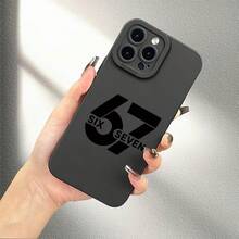 Funda de teléfono a prueba de golpes Una funda de teléfono elegante con un diseño minimalista de números, que ofrece protección completa para la lente contra caídas, compatible con los modelos de  17, 17 Pro, 17 Pro Max, así como de 11 a 16 Pro Max, Air, Mini y Plus. Es el regalo práctico perfecto, funda de teléfono suave, ligera, ajustada y a prueba de golpes. - 1 pieza - Ver 10