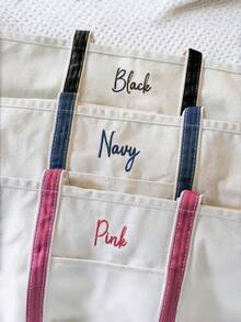 Customized Dog Mom Tote Bag - Personalized With Pet Portrait And Name Canvas Bag, Customized Dog Mom Tote Bag, Customized Dog Tote Bag, Pet Portrait Bag, Personalized Pet Gift, Dog Lover Gift, Pet Owner Tote Bag, Animal Lover Tote Bag, Customized Canvas Bag, Gift For Dog Mom, Gift For Pet Dad, Personalized Pet Name Tote Bag - Multicolor - View 6