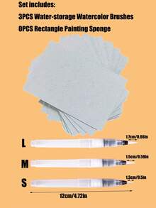 3D Magic Bubble Paper Painting Sponge Set, DIY Magic Bubble Paper 3D Fluffy Expanded Texture Art, Painting Magic Canvas Sponge, Fluffy Popcorn Painting Texture Painting Set, DIY Bubble Painting Brush Art Supplies, Vibrant Colors, Suitable For Professional Creative Art Projects - Multicolor - View 17