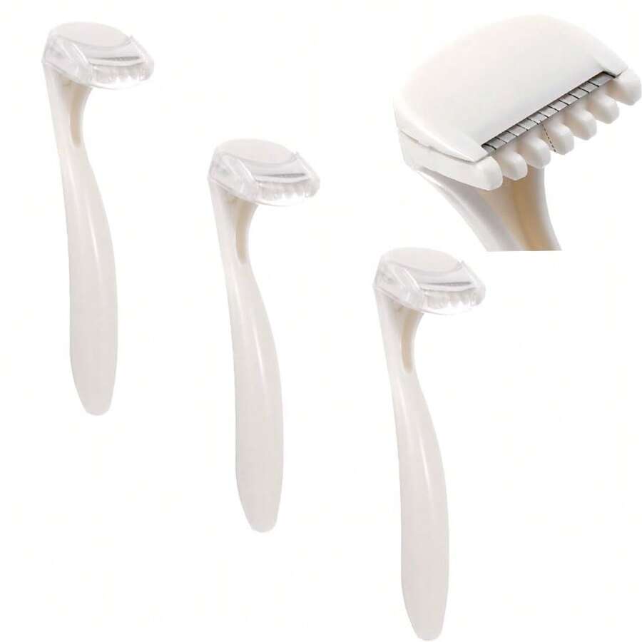 Mini Shaver, Suitable For Beginners, Anti-Scratch, Can Be Used To Remove Lip Hair, Leg Hair, Underarm Hair, Manual Shaver - Multicolor - View 1