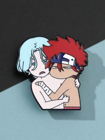 1pc Infinite Skateboard Brooch Two Dimensional Anime Accessories, Enamel Metal Badge- Alloy Humor Pin - One-Of-A-Kind Fashion Accessory For Unforgettable Style