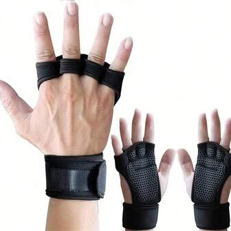 Protección y comodidad duraderas: Guantes antideslizantes y resistentes al desgaste para hombres y mujeres, adecuados para levantamiento de pesas y entrenamiento de fitness, accesorios de gimnasio, deportes, entrenamientos en casa, guantes de gimnasio para mujeres, guantes de boxeo, guantes de fitness, guantes de gimnasio para hombres