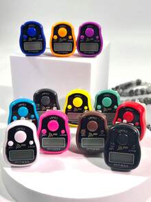 100 Digit Tally Counter With Buzzer And LED Flashing Light, Resettable Function, Adjustable Strap, High Quality For Sports, Events, Counting, Praying And More - Multicolor - View 12