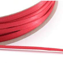 Vaessen Creative Satin Ribbon, Red, 3mm X 10m Double-Sided Shine For Card Making, Scrapbooks, Gift Wrapping And Other Craft Projects, 301002-0009 - Red - View 2