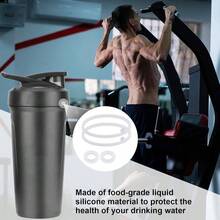 4pcs Lid Gasket Strada Flip Shaker Cup Bottle Parts Accessories Leak - Proof, 2 Sizes Silicone Seal Ring Blenderbottle Strada Flip Shaker 24 Oz 28 Oz - Transparent - View 8