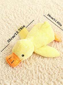 1 Set Of Soft Duck Plush Toys That Can Bark, Yellow/Green/Pink,Companion Animals For Cats And Dogs, Helping Dogsplay And Consume Energy, Suitable For Small And Mediumsized Pets (Large Pets May Bite People, So It Is Not Recommended For Large Pets), Christmas Pet Gift