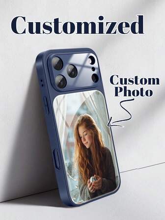 1 st. anpassat flytande silikonskal kompatibelt med 15 Pro Max/17 Pro/17 Air och andra modeller