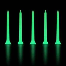 6pcs/Set Glow In The Dark Golf Balls For Night Practice, Luminous Golf Balls With 6pcs Golf Tees