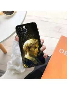 Funda de teléfono D-Death Stranding compatible con 15,14,13,12,11,Plus,Pro Max,XS,X,XR,SE,Mini,8,7, funda de silicona suave negra, funda compatible con funda  17 pro max, funda  17 pro, funda  17, funda  16, funda  16 pro max, funda  15 - Z2 - Ver 9