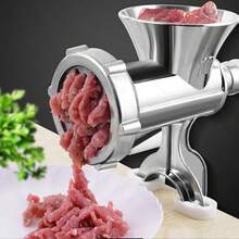 Manual Vegetable Meat Grinder, Multipurpose Kitchen Tool For Meat And Vegetables, Aluminum Hand Crank Meat Grinder With Clamp, Non-Electric, Sausage Maker For Home Sausage Making, Manual Meat Chopper Mincer Machine