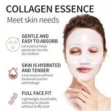 Collagen Face Mask, Collagen Mask Overnight[Deep Hydration][Lifting][Anti-Wrinkle] Collagen Mask With Low Molecular Weight Collagen - 口罩 - 查看 8