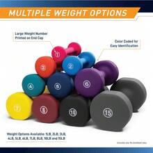 Neoprene Dumbbell Hand Weights Exercise Free Weights For Home Gym Fitness Workout Strength Training - 1 - 查看 5