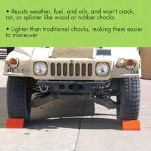 checkers industrial safety products ucts003 Calzo de uso general, peso ligero, naranja de visibilidad(default) - Multicolor - Ver 4