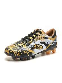 Kids' Football/Soccer Shoes, Boys' And Girls' Sports Shoes With Cleats - Gold - View 4