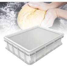 Dough Proofing Box Pizza Dough Containers With Lid For Kitchen Fridge Bakery Bread Pizza Crust 30x40x10cm - 白色 - 查看 4