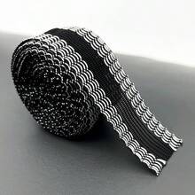 شريط لاصق لتقصير وإصلاح الجينز، تعديل طول ساق البنطلون قماش DIY الخياطة - الأسود - مشاهدة 7