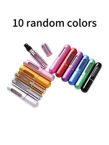 1/3/5/10pcs High-End Perfume Refillable Spray Bottles, Bottom Filled Atomizer Bottles, Empty Perfume Bottles, Portable Travel Perfume Decanter, Exquisite Small Bottles, Fine Mist, Elegant Pump Design - Multicolor - View 15