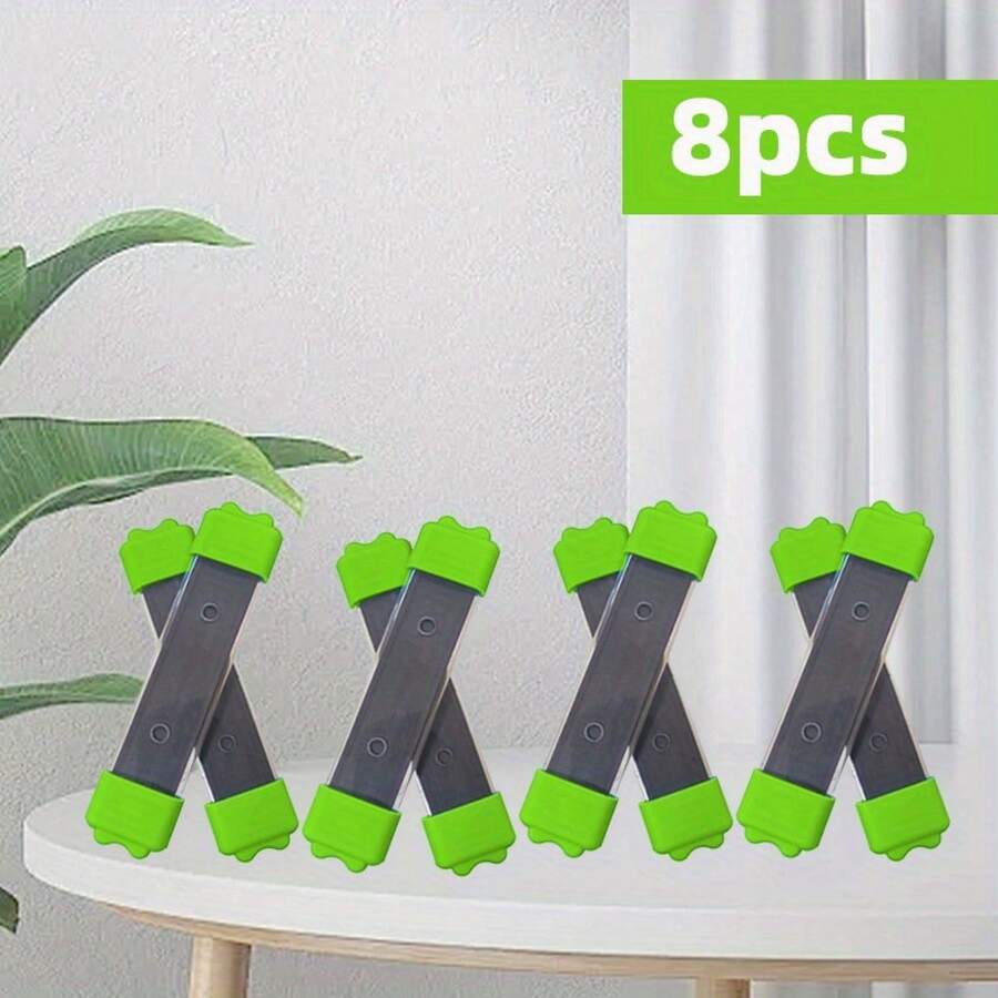 8-Pack Cleaning Sticks/Cleaning Strips, Magnetic Toilet Cleaning Tools, Kitchen/Bathroom/Toilet Cleaning Products, And Household Cleaning Supplies, Daily Cleaning Tools, Cleaning Wipes, Cleaning Magnetic Strips - 綠色 (8 件) - 查看 1