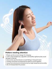 Auriculares inalámbricos TWS con cancelación de ruido, compatibles con todos los teléfonos inteligentes, auriculares inalámbricos HiFi de latencia baja universal con puerto Tipo-C, control táctil y vida útil de la batería extra larga - Perfecto para gamers y estilos de vida activos. Calidad de sonido Hi-Fi, auriculares inalámbricos resistentes al agua: auriculares deportivos para juegos con batería de 150mAh de larga duración. - Unitalla - Ver 4