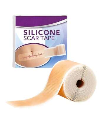 1 rollo de cinta de silicona para cicatrices