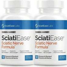 SciatiEase Sciatic Nerve Health Formula - AlphaPalm Pea, B Complex & 300mg Alpha Lipoic Acid |   USA Manufactured, GMP, Dairy Free - Pack Of 2 - View 1