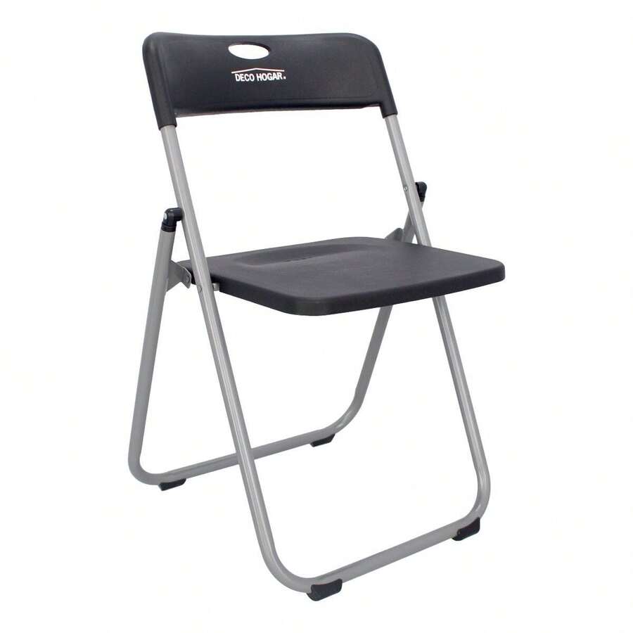 Silla plegable negra Adir 12134 | Resistente, ligera y fácil de guardar - Negro - Ver 1