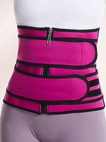 1pc,Women's Slimming Waist Trainer Belt, Adjustable Compression Shapewear For Gym, Running, And Daily Use - Multicolor - View 21