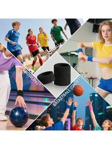 Customized Sweatbands Sports Wristband For Men & Women - Moisture Wicking Sweatband For Tennis, Basketball, Running,Yoga, Gym, Working Out - Multicolor - View 9