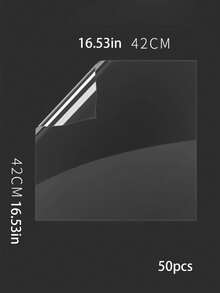 透明玻璃纸卷，透明花束包装纸，塑料防尘包装纸，适用于礼品篮、鲜花、工艺品、零食和甜点 - 彩色 - 查看 8