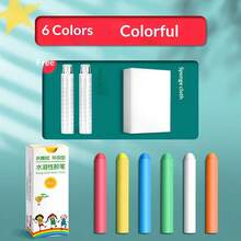 9pcs/12pcs/24pcs/36pcs/48pcs Washable Dust-Free Solid Color Chalk - No Mess, Erasable | Back To School Chalk Set With Storage Box, Colorful Sidewalk Chalk For Outdoor Art And Games - Multicolor - View 15