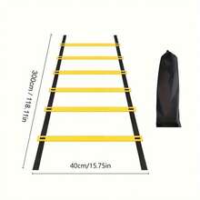 Agility Ladder Speed Agility Training Ladder Jump Rope Ladder Speed Ladder Detachable Portable Soccer Agility Ladder - Yellow - View 9