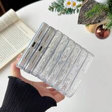 Funda magnética ZTOFERA para 13/14 compatible con, diseño de patrón floral estético y lindo para chicas y mujeres, funda protectora dura anti-caída para 13/14 - gran flor blanca, funda de teléfono creativa de dibujos animados, a prueba de golpes y resistente a caídas, protección completa, adecuada para 17/17ProMax/iPhone16/16Plus/16Pro/16ProMax, iPhone15/15Plus/15Pro/15ProMax, iPhone14/14Plus/14Pro/14ProMax, iPhone13/13Pro/13ProMax, regalo perfecto para novia, novio, día de San Valentín, Navidad - transparente - Ver 7