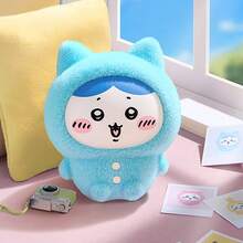 Miniso Chiikawa Pajama Party Sitting-In-A-Row Series Figure Blind Box Pajama Style & Cute Expressions Vinyl & Plush Material Sitting-In-A-Row Design Desktop Decoration & IP Collection Ornament(1 PC Random Delivery) - Multicolor - View 3