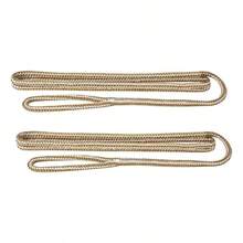 3006.2168 BoatTector Premium Double Braid Nylon Line Value 2 - Pack - 3/8 Inchx 6' Black - White/Gold + Value 2-pack - View 2
