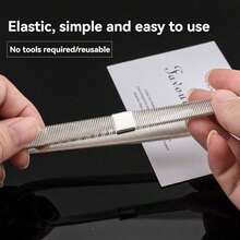 1pc/2pcs/4pcs Metal Spring Elastic Arm Band, Non-Slip Shirt Sleeve Holder, Clothing Decor Cuff Strap, Unisex - Gold/Silver/Black - Multicolor - View 8