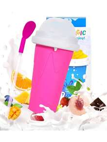 400ML Smoothie Cups Double Silicone Pinch Cups Summer Thirst  Ice Maker Cups - Ideal For Cold Beverages - 彩色 - 查看 11